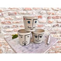 Mr. Ceramic Cup Frankreich, Kaffee Mr. Ceramic Cup Frankreich, Kaffee von ArthurPottery