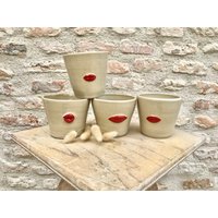 Mug Bouche Handgefertigtes Keramikgeschirr in Frankreich von ArthurPottery