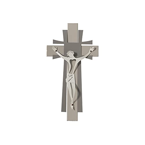 Arti e Mestieri 0VA3670C233 Kreuz zur Wandmontage, Material: Eisen, Maße: 23 x 2 PH44 cm, Farbe Sand, Elfenbeinfarben Arti e Mestieri 0VA3670C233 Kreuz zur Wandmontage, Material: Eisen, Maße: 23 x 2 PH44 cm, Farbe Sand, Elfenbeinfarben von Arti & Mestieri