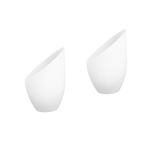 2St Lampenschirm aus Kunststoff weißer Lampenschirm Lichtabdeckungen für Deckenventilatoren Pendelleuchte Stehlampen Mini-Lampenschirm Deckenleuchtenschirm Ersatzlampenschirme ARTIBETTER von Artibetter