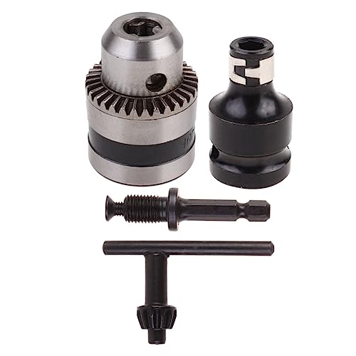 ARTIBETTER 1/4 Zoll Sechskantantrieb Schraubendreher-Bohrer Bohrer mit Sechskantschaft Schraubendreher-Bits Adapter schlagschrauber impact wrench the key Bohrfutter Spannfutterschlüssel Black von Artibetter