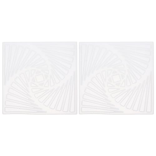 ARTIBETTER 1 Satz Silikon Untersetzer Gießform Diy Handwerkswerkzeuge Für Kreative Tassenmatten Für Bastelprojekte Und Designs 2 Stück von Artibetter