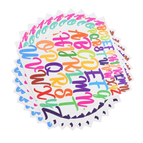ARTIBETTER 10 Blatt Teiliges Vinyl Buchstaben Aufkleber Selbstklebend Wetterfest für Straßenadresse und Mülltonnen Beschriftung DIY Scrapbooking Lernsticker ARTIBETTER 10 Blatt Teiliges Vinyl Buchstaben Aufkleber Selbstklebend Wetterfest für Straßenadresse und Mülltonnen Beschriftung DIY Scrapbooking Lernsticker von Artibetter