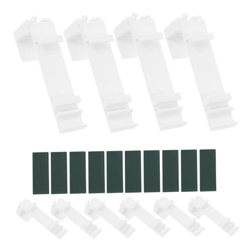 ARTIBETTER 10 Sätze Teiliges Selbstklebendes Gardinenhalter ohne Bohren Stabile Klebehalter für Fensterrollos und Plissees Robustes Montagezubehör für Falt und Doppelrollos Einfache von Artibetter