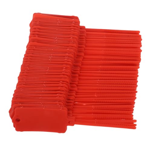 ARTIBETTER 120 Stück Beschreibbare Kunststoff-kabelbinder Etiketten mit Sicherer Wiederverwendbarer Temperaturbeständig Farbig für Kabel Drahtkennzeichnung im Versand und Lager von Artibetter