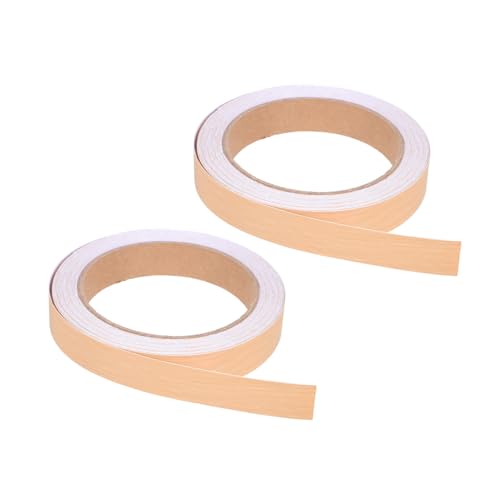 ARTIBETTER 2 Rollen Holzmaserung Kantenumleimer Selbstklebendes Möbelfurnier Band für Schrank und Türkante DIY Holzleiste für Möbelrenovierung und Kantenschutz von Artibetter