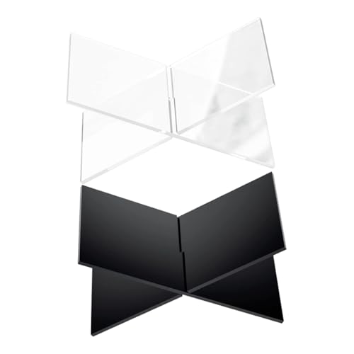 ARTIBETTER 2 Sätze Acryl Buchständer Transparent Schwarz Leicht Tragbarer Offener Buchhalter Für Küche Und Schreibtisch Platzsparender Rezeptbuchhalter Und Bibelständer Für Zuhause Und Büro ARTIBETTER 2 Sätze Acryl Buchständer Transparent Schwarz Leicht Tragbarer Offener Buchhalter Für Küche Und Schreibtisch Platzsparender Rezeptbuchhalter Und Bibelständer Für Zuhause Und Büro von Artibetter