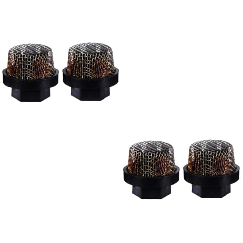 ARTIBETTER 2 Sätze Sprühfilter Fadenmaschenfilter Wasserfilter Schlauch Einlasssieb Trichterfilter Einlassfilter Spülbecken Abflusskorb Ölsprühflasche Spülensieb Black Stahldraht 2 Stücke * 2 von Artibetter