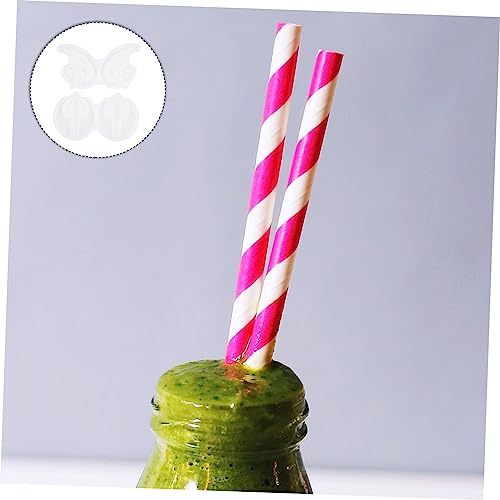 ARTIBETTER 2 Sätze Strohhalm Dekorationsform Strohhalm Topper Selbstgemachte Formen Strohhalme Strohhalm Topper Gießschalen DIY Herstellungswerkzeuge Silikonform 2 Stücke * 2 von Artibetter