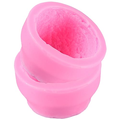 ARTIBETTER 2 Stück Eiskugel Silikonform Mit Wiederverwendbarer Eisform Am Stiel Eiscremeform Cupcake Für Formen Formnummer Silikon Backformen Kuchenform Silikonformen DIY Form von Artibetter