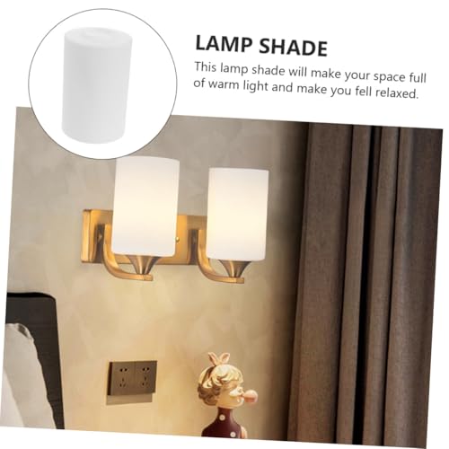ARTIBETTER 2 Stück Glas Lampenschirm Opal Lampen Ersatzschirm für Pendelleuchte Wandlampe Deckenleuchte Wohnzimmer Beleuchtung Zubehör von Artibetter