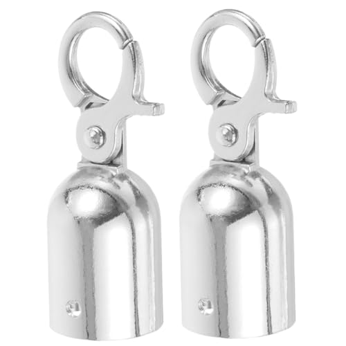 ARTIBETTER 2 Stück Kordelstopper mit Haken Aluminiumlegierung Rostfrei Seilendkappe Stopper Für Hotels Einkaufszentren Theater Dekoration Praktisch Einfach zu Montieren ARTIBETTER 2 Stück Kordelstopper mit Haken Aluminiumlegierung Rostfrei Seilendkappe Stopper Für Hotels Einkaufszentren Theater Dekoration Praktisch Einfach zu Montieren von Artibetter