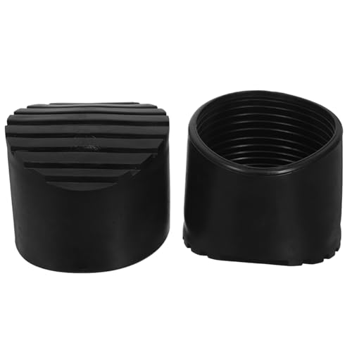 ARTIBETTER 2 Stück Leiter Gummischutzkappen Rutschfeste Leiterfußmatten Schutzkappen für Trittleiterfüße Boden Kratzschutz Passend Einfache Montage Schwarz von Artibetter