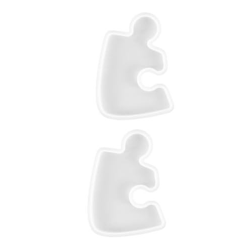 ARTIBETTER 2 Stück Puzzle Untersetzer Formen DIY Untersetzer Formen DIY Silikon Epoxidform Tassenunterlage Form DIY Untersetzer Form Epoxid Silikonform Silikon Untersetzer von Artibetter
