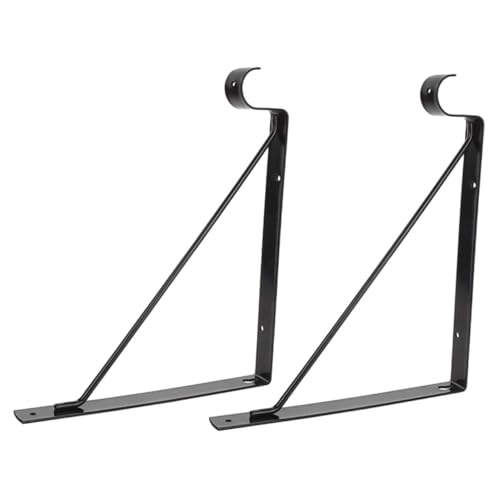 ARTIBETTER 2 Stück Schwere Wandhalterung aus Schwarzem Eisen Robustes Regalträger mit Haken Hohe Tragkraft Vielseitig für Garage Büro Wohnung Einfache Montage Platzsparend und Dekorativ ARTIBETTER 2 Stück Schwere Wandhalterung aus Schwarzem Eisen Robustes Regalträger mit Haken Hohe Tragkraft Vielseitig für Garage Büro Wohnung Einfache Montage Platzsparend und Dekorativ von Artibetter