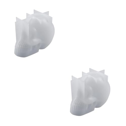 ARTIBETTER 2 Stück Skull Shaped Silicone Mold für Diy Halloween Deko Epoxidharz Formen für Kerzen Langlebig und Einfach zu Reinigen für Kreative Projekte und Festtagsdekorationen ARTIBETTER 2 Stück Skull Shaped Silicone Mold für Diy Halloween Deko Epoxidharz Formen für Kerzen Langlebig und Einfach zu Reinigen für Kreative Projekte und Festtagsdekorationen von Artibetter