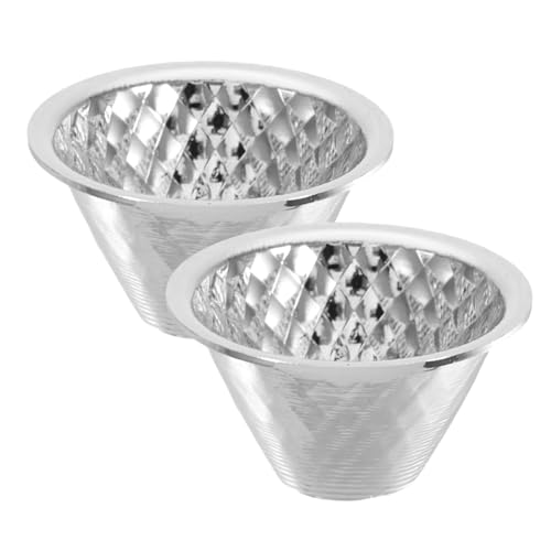 ARTIBETTER 2 Stück Taschenlampen Reflektor Ersatzteile Teiliges LED Licht Reflektorbecher Ersatz für Beleuchtungszubehör Verbessert Lichtausbeute Geeignet für Outdoor und Notfälle von Artibetter