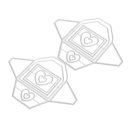 ARTIBETTER 2 Stück Teiliges Metall-stanzformen Kartenherstellung Hintergrundrahmen Herzförmige Briefumschläge DIY Scrapbooking Prägung Vielseitig für Alben und Papierdekoration ARTIBETTER 2 Stück Teiliges Metall-stanzformen Kartenherstellung Hintergrundrahmen Herzförmige Briefumschläge DIY Scrapbooking Prägung Vielseitig für Alben und Papierdekoration von Artibetter