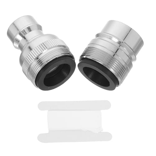 ARTIBETTER 2 Stück Teiliges Wasserhahn Adapter aus Messing mit Chrombeschichtung Auslaufsicherer Anschluss für Spüle Kompatibel mit Amerikanischen Waschmaschinen und Geschirrspülern Präzise ARTIBETTER 2 Stück Teiliges Wasserhahn Adapter aus Messing mit Chrombeschichtung Auslaufsicherer Anschluss für Spüle Kompatibel mit Amerikanischen Waschmaschinen und Geschirrspülern Präzise von Artibetter