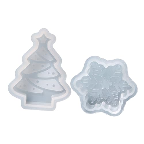 ARTIBETTER 2 Stück Weihnachtliche Silikonformen für Kerzen Teiliges mit Weihnachtsbaum und Schneeflocken für DIY Aromakerzen Einfach zu Entformen Flexibel und Langlebig ARTIBETTER 2 Stück Weihnachtliche Silikonformen für Kerzen Teiliges mit Weihnachtsbaum und Schneeflocken für DIY Aromakerzen Einfach zu Entformen Flexibel und Langlebig von Artibetter