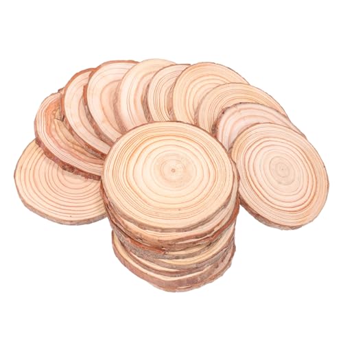 ARTIBETTER 20 Stück Teiliges Runde Holzscheiben mit Rinde Unbehandelte Naturbelassene Holzkreise Nachhaltige Holzplatten für DIY Basteln Hochzeit Deko Malerei und Weihnachtsdekoration ARTIBETTER 20 Stück Teiliges Runde Holzscheiben mit Rinde Unbehandelte Naturbelassene Holzkreise Nachhaltige Holzplatten für DIY Basteln Hochzeit Deko Malerei und Weihnachtsdekoration von Artibetter