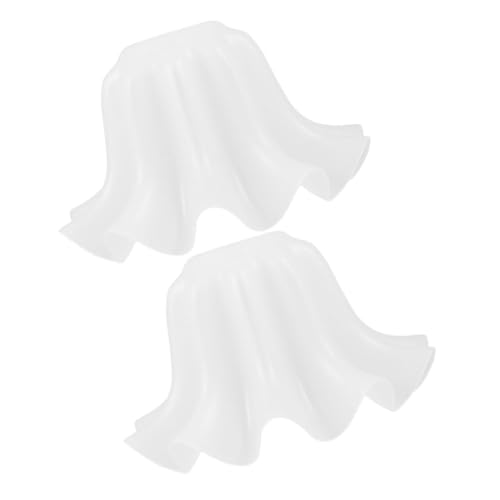 ARTIBETTER 2er-set Blumen-lampenschirme Aus Acryl Groß Weiches Licht Deckenventilatorleuchte Für Wandleuchter Tischlampen E27-sockel von Artibetter