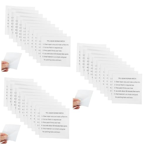 ARTIBETTER 3 Sätze Teiliges Reparatur Patches Für Aufblasbare Boote Wasserdichte Reparaturfolie Für Schwimmringe Vielseitige Klebefolie Für Zelt Regenjacke Luftmatratze Und Mehr 10 Stück * 3 von Artibetter