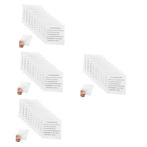 ARTIBETTER 4 Sätze Teiliges Reparaturset Für Aufblasbare Schwimmringe Wasserdichte Tpu Patches Vielseitig Einsetzbar Für Boote Zelte Regenjacken Und Mehr Einfach Zu Verwenden Und 10 Stück * 4 von Artibetter