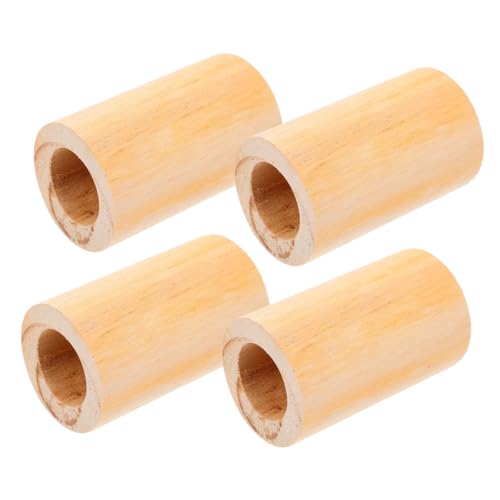 ARTIBETTER 4 Stück Teiliges Holz Möbelerhöher Höhe Zylindrische Bettriser mit Innendurchmesser Rutschfest und Stabil Möbeluntersetzer für Sofa Tisch Schreibtisch Kommode Robuster Möbelheber von Artibetter