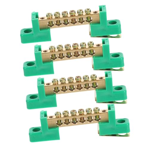 ARTIBETTER 4 Stück Teiliges Kupfer Erdungs-terminalblock Schraubklemmen Verteiler für Haushalt und Industrie Hohe Leitfähigkeit Hitzebeständig Vielseitig Einsetzbar für Elektroinstallationen ARTIBETTER 4 Stück Teiliges Kupfer Erdungs-terminalblock Schraubklemmen Verteiler für Haushalt und Industrie Hohe Leitfähigkeit Hitzebeständig Vielseitig Einsetzbar für Elektroinstallationen von Artibetter
