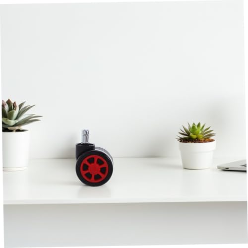 ARTIBETTER 5 Stück Bürostuhl Ersatzräder für Computerstuhl Leise Robuste Drehrollen Stiftbefestigung Geeignet für Hartböden und Teppiche Langlebige Möbelrollen von Artibetter