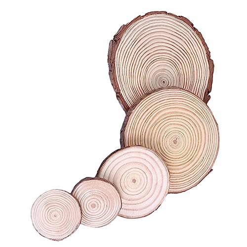 ARTIBETTER 5 Stück Teiliges Natürliche Unbehandelte Holzscheiben aus Kiefer Verschiedene Blanke Runde Holzkreise für DIY Weihnachtsdekoration Fotohintergrund Hochzeits und Bastelbedarf ARTIBETTER 5 Stück Teiliges Natürliche Unbehandelte Holzscheiben aus Kiefer Verschiedene Blanke Runde Holzkreise für DIY Weihnachtsdekoration Fotohintergrund Hochzeits und Bastelbedarf von Artibetter