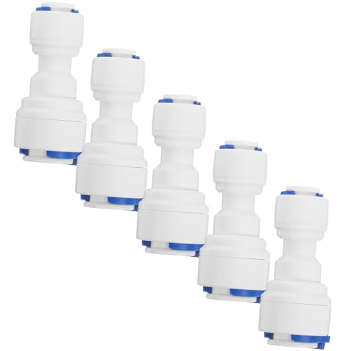 ARTIBETTER 5 Stück Wasserfilter Schnellanschluss bis Gerade Druckverbinder für Wasserfiltersysteme und Bewässerungssysteme Robuste Materialien für Zuverlässige von Artibetter