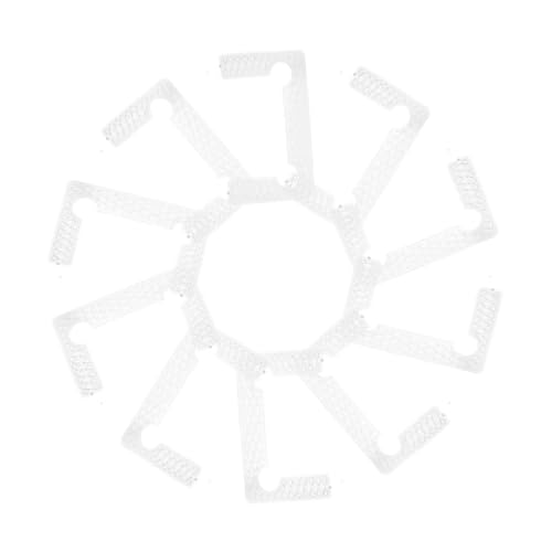 ARTIBETTER 50 Stück Duschglastür Gummi Dichtungspads Transparent Antirutsch Türscharnier Gummi Dichtungen Ersatzpuffer für Badezimmer Duschtüren Installieren Passend von Artibetter