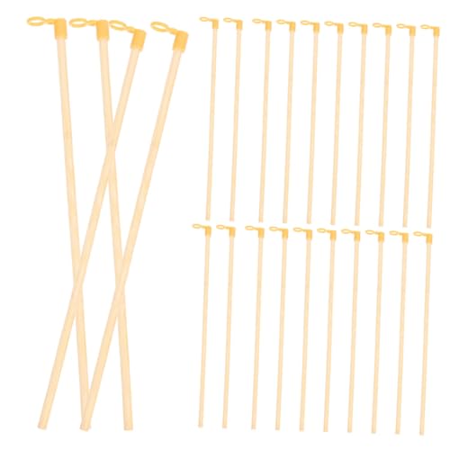ARTIBETTER 50 Stück Teiliges Holzlaternenstangen Handheld Laternenstab für DIY Laternen Holzmaterialien Robust Langlebig für und Party Dekoration Innen und Außen von Artibetter