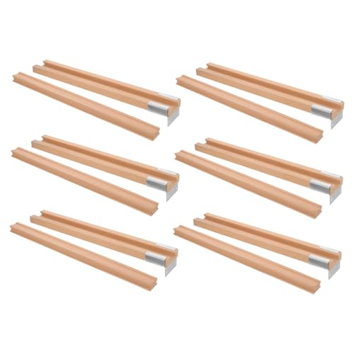ARTIBETTER 6 Sätze Massive Holzschlittenschiene Schubladengleiter seitliche Montage Guide Guide Schubladenschienen für Kommoden Folien für Schubladen Schubladenschienen aus Holz hölzern Khaki ARTIBETTER 6 Sätze Massive Holzschlittenschiene Schubladengleiter seitliche Montage Guide Guide Schubladenschienen für Kommoden Folien für Schubladen Schubladenschienen aus Holz hölzern Khaki von Artibetter