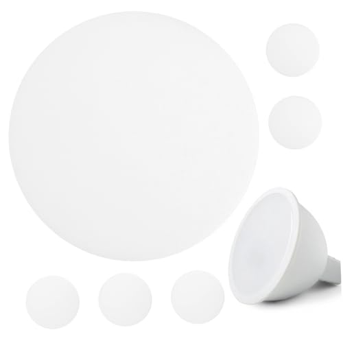ARTIBETTER 6 Stück Teiliges Lampenschirm Diffusor Ersatz Lampenschirme für Deckenstrahler LED Downlight Lampenabdeckung für Wohnzimmer Schlafzimmer Büro von Artibetter