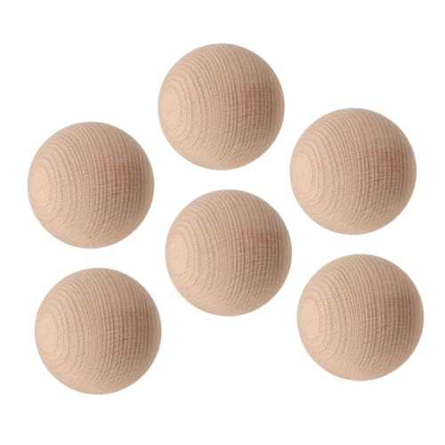 ARTIBETTER 6 Stück Teiliges Natürliche Holz-kugeln aus Buchenholz für Croquet und Garten-lawn-golf Glatte Unbehandelte Holzkugeln für Outdoor-spiele Kinderfreundlich und Leicht ARTIBETTER 6 Stück Teiliges Natürliche Holz-kugeln aus Buchenholz für Croquet und Garten-lawn-golf Glatte Unbehandelte Holzkugeln für Outdoor-spiele Kinderfreundlich und Leicht von Artibetter