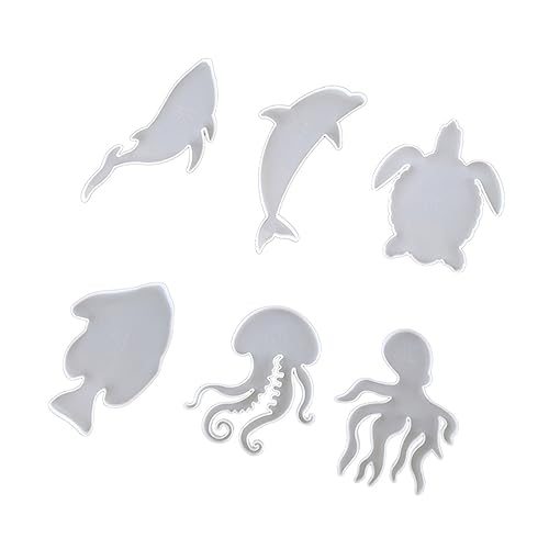 ARTIBETTER 6 Stück Teiliges Silikon Untersetzer Formen Meereslebewesen Design Diy Epoxidharz Formen für Bastelprojekte für Partys und Täglichen Gebrauch ARTIBETTER 6 Stück Teiliges Silikon Untersetzer Formen Meereslebewesen Design Diy Epoxidharz Formen für Bastelprojekte für Partys und Täglichen Gebrauch von Artibetter
