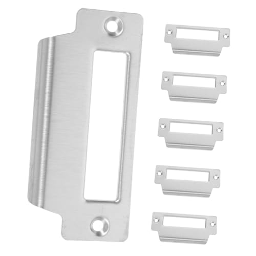 ARTIBETTER 6 Stück Teiliges Türverriegelungs Verstärkungsplatte für Türen Metall Hohe Einfache Installation für Holz und Metalltüren Türschutzgerät von Artibetter