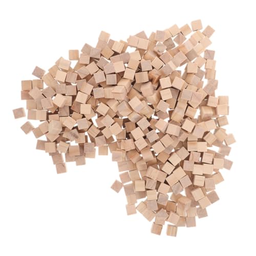 ARTIBETTER 600 Stück Holzklötzchen aus Naturbelassenem Kiefernholz Kleine Quadratische Bastelblöcke für Sichere DIY Bausteine zum Malen Stapeln und Kreativen Gestalten ARTIBETTER 600 Stück Holzklötzchen aus Naturbelassenem Kiefernholz Kleine Quadratische Bastelblöcke für Sichere DIY Bausteine zum Malen Stapeln und Kreativen Gestalten von Artibetter