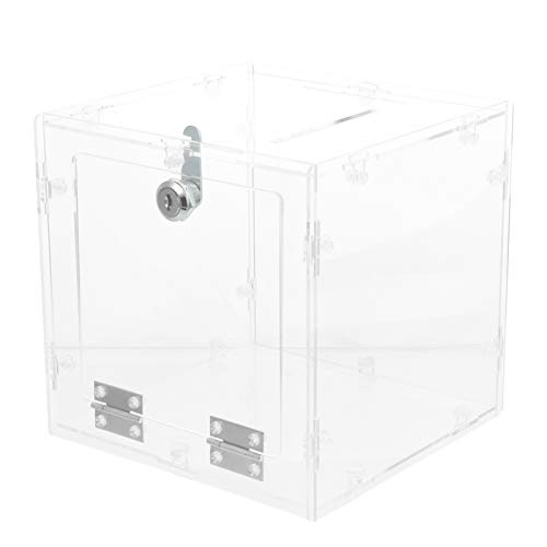 ARTIBETTER Acryl Wahlurne mit Schloss Durchsichtige Vorschlagsbox aus Hochwertigem Material für Spenden Kommentare und Abstimmungen Selbst Zusammenbaubar für Veranstaltungen und Feiern ARTIBETTER Acryl Wahlurne mit Schloss Durchsichtige Vorschlagsbox aus Hochwertigem Material für Spenden Kommentare und Abstimmungen Selbst Zusammenbaubar für Veranstaltungen und Feiern von Artibetter
