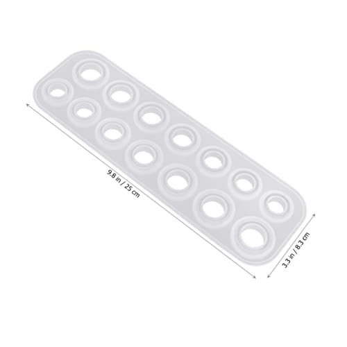 ARTIBETTER Silikonform für Selbstgemacht Epoxidharz Ringe Kreisförmig und Wiederverwendbar Reißfest Antihaftbeschichtet für Schmuckherstellung von Artibetter