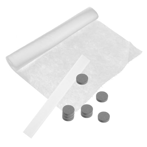 ARTIBETTER Hochtemperaturbeständiger dicker Ölfilter für Dunstabzugshauben Einsetzbarer selbstklebender Küchenfilter mit Magnet und Klettband Effiziente Fettabsorption von Artibetter