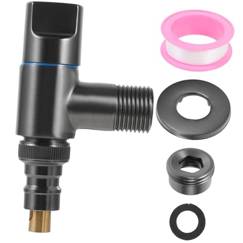 ARTIBETTER Mehrzweck Messing Waschmaschinen Wasserhahn Winkelventil mit Zwei Ausgängen Langlebiges Absperrventil für Waschmaschine und Haushalt Kompatibel mit Allen Marken Inklusive von Artibetter