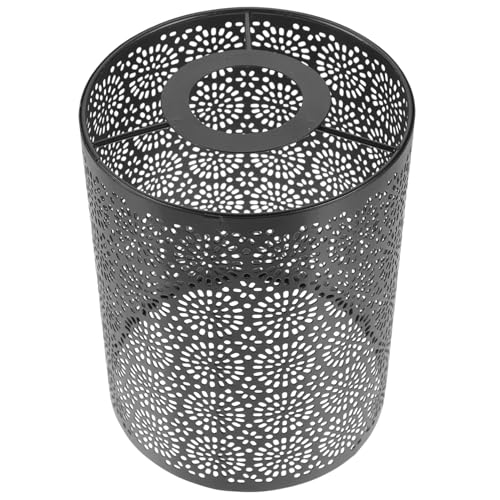 ARTIBETTER Moderner Runder Lampenschirm aus Metall mit Floraler Hohlschnitt Verzierung Dekorative Deckenleuchte für Wohnzimmer Küche Bar Robust Einfach zu Montieren Stilvoll und Langlebig von Artibetter