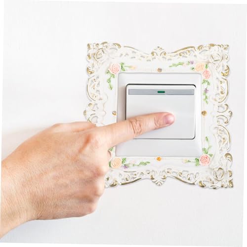 ARTIBETTER Schalter Steckdosenabdeckung aus Robustem Harz Dekorative Wandplatte für Einzel steckdose Kompakt Leicht Schützt Schalter und Steckdose Stilvolle Schutzfolie für Zuhause ARTIBETTER Schalter Steckdosenabdeckung aus Robustem Harz Dekorative Wandplatte für Einzel steckdose Kompakt Leicht Schützt Schalter und Steckdose Stilvolle Schutzfolie für Zuhause von Artibetter