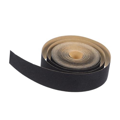 ARTIBETTER Selbstklebendes Stoffklebeband für Lampenschirme Matte Schwarze Kante DIY Lampenschirm Umrandung Vielseitig für Steh und Pendelleuchten Schnelle und Einfache Montage Dekorative von Artibetter