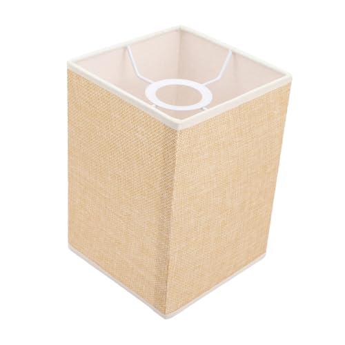 ARTIBETTER Vintage Quadratischer Lampenschirm aus Robustem Leinenstoff Stabiler Lampenüberzug für Schlafzimmer Wohnzimmer Nachttisch Stehlampen Einfach zu Montieren und Langlebig ARTIBETTER Vintage Quadratischer Lampenschirm aus Robustem Leinenstoff Stabiler Lampenüberzug für Schlafzimmer Wohnzimmer Nachttisch Stehlampen Einfach zu Montieren und Langlebig von Artibetter