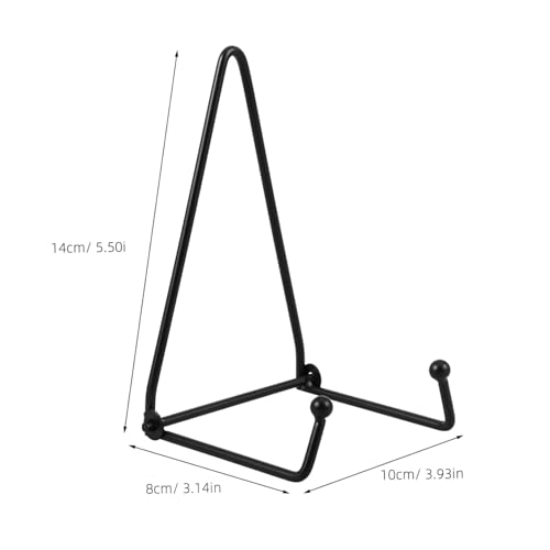 ARTIBETTER Wandmontierter Metall Tellerhalter Klappbar Stabiler Display Ständer für Tisch und Wand Vielseitiger Küchen und Dekohalter Schwarz Klein von Artibetter